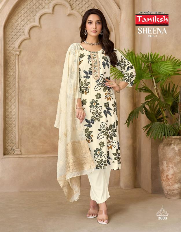 Taniksh sheena vol 3 kurti wholesale rate